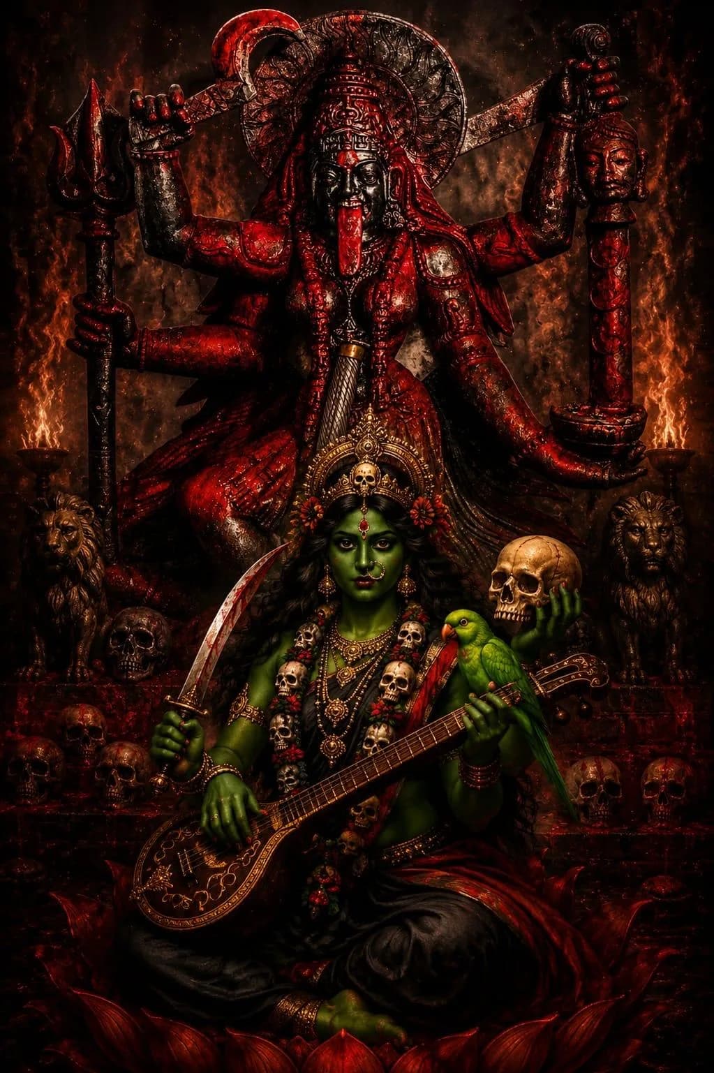 Maa Matangi, the Shakti of what remains